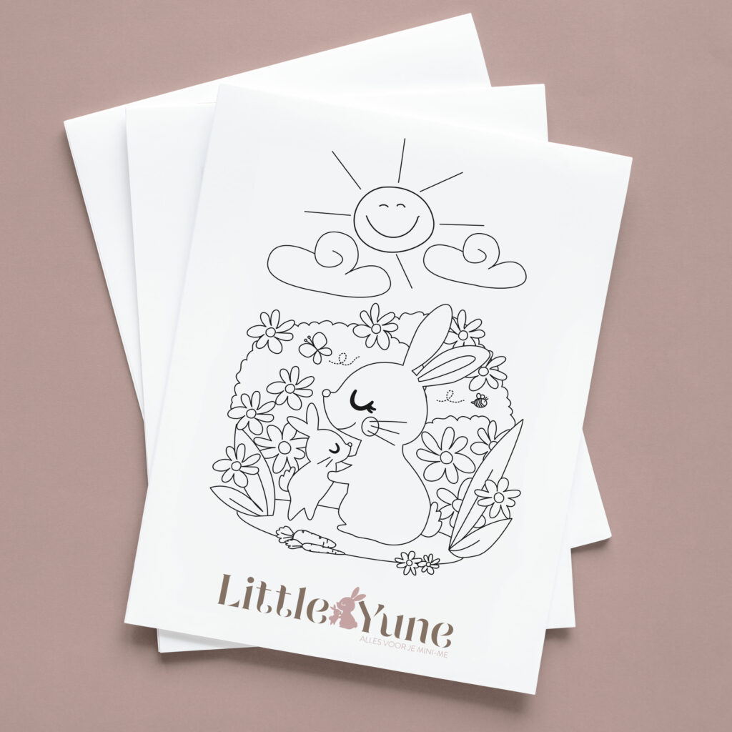 Kleurplaat Little June