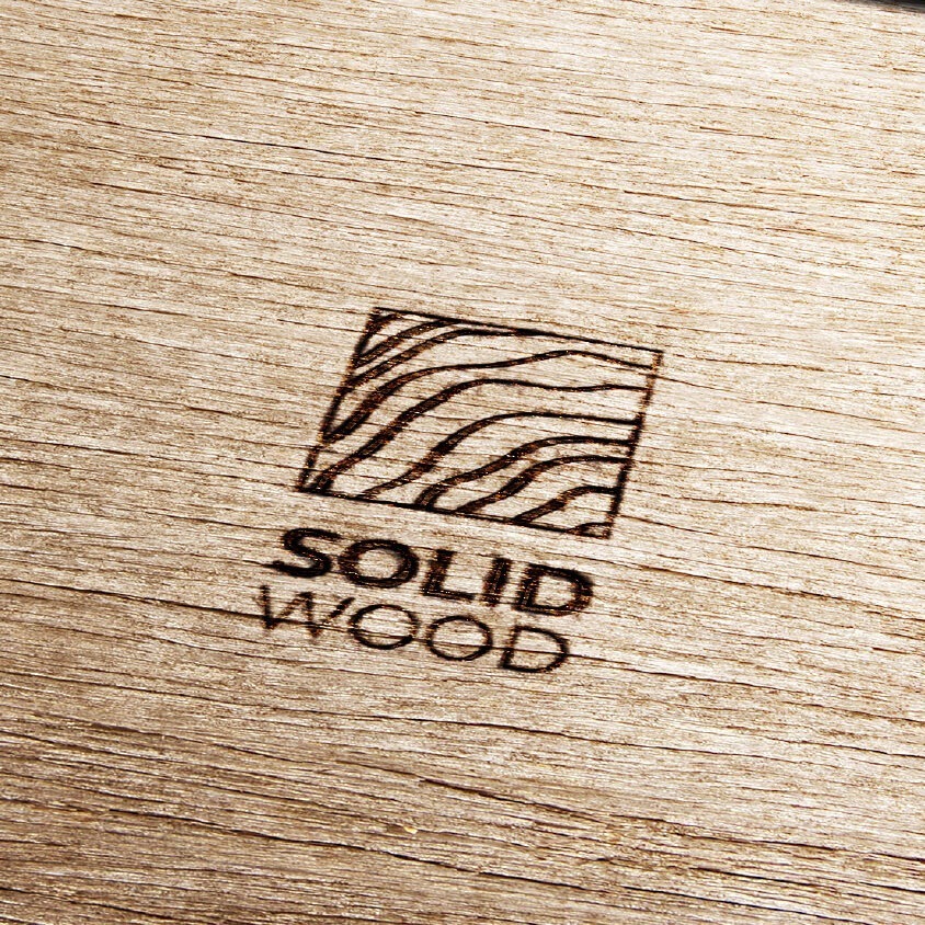 cropped Solid Wood